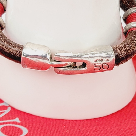 Uno De 50 "Arcoiris" Red Spool Bracelet - Picture 6 of 10